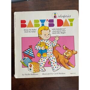 RARE Vintage Colorforms book